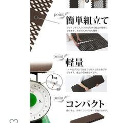 すのこ型除湿マットグレーの画像