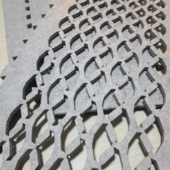 すのこ型除湿マットグレーの画像