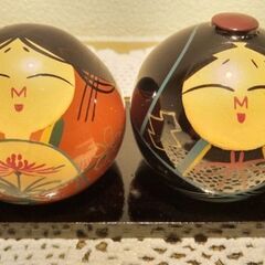 山口特産大内人形大内塗小