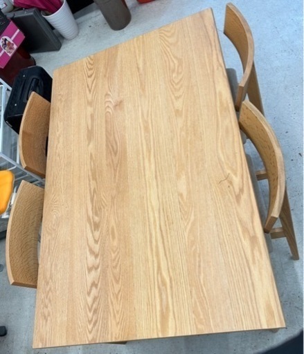 飛騨　ダイニングセット　イス4脚