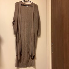 ロングニットカーディガン