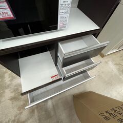?入江木工?3面レンジボード?モダン?収納?248?