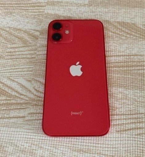 【美品】iPhone 12 mini レッド 64 GB