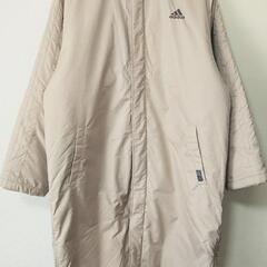 美品 アディダス ベンチコート ロングコート スポーツ レジャー