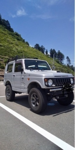 ジムニー　JA22 ホイールセット　ガンメタ　15インチ