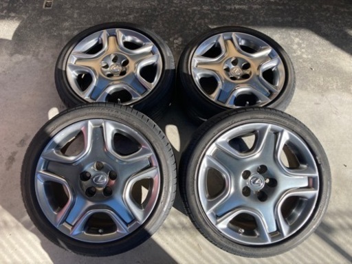 レクサス 純正 SC430 UZZ40 ホイール PCD114.3 18インチ 8J J +45 245/40RF18 ソアラ