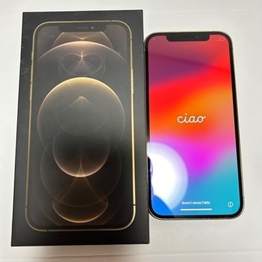 【郵送可能 送料着払い】iPhone12Pro 128GB SIMフリー 最大容量84% 箱付き 稼動品 本体 Apple製品