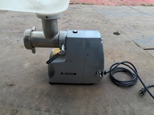 日立LC 12S1ミートチョッパー 電動 100V中古埼玉県発50Hz/60Hz 肉挽き機