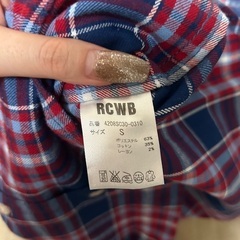 RCWB 長袖チェックシャツの画像