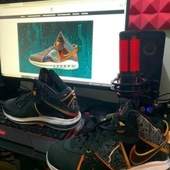 Lebron 8 x Space Jamの画像