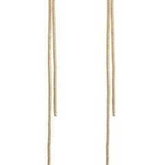 新品、未使用品❗️タッセルイヤードロップ　ゴールドイヤリングの画像