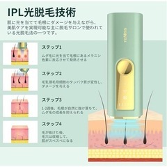 プレゼントなどに★【新品未使用】IPL光脱毛器　100万回照射の画像