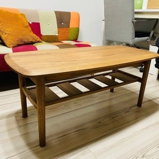 モモナチュラル　テーブル　昇降式　FD LOW TABLE S