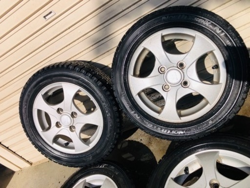 155/65R13 軽自動車用13inchアルミ付きスタッドレス4本組