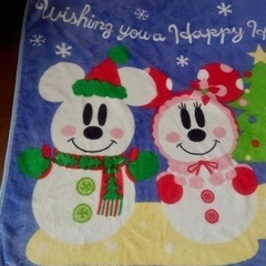 <2009年版> ディズニーリゾートクリスマス 袋つきブランケットの画像