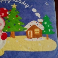 <2009年版> ディズニーリゾートクリスマス 袋つきブランケットの画像