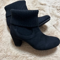 ニットショートブーツ　レディース　Lサイズ　お値下げしました！の画像