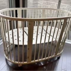 沖縄県内の取引&お値下げなし※STOKKE スリーピー/ベビーベッド