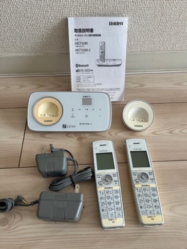 Uniden デジタルコードレス留守番電話機 DECT3280