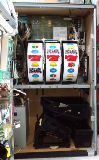 【パチスロ実機】メーシー★パイジマ【コイン不要機付】４号機・超レア・希少台