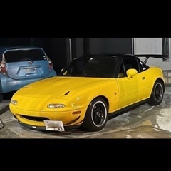 限定色　ユーノスロードスター　jリミテッドⅡ  サンバーイエロー
