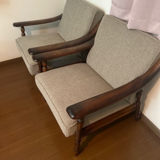 ［決まりました］カリモク　1人掛けソファー2脚