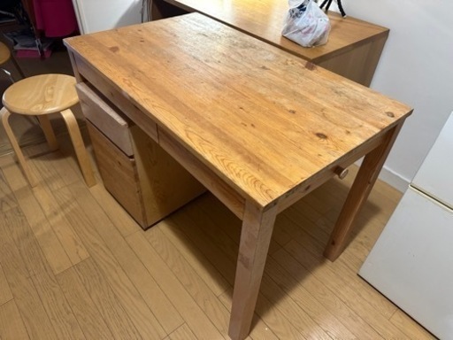 無印良品　机　デスク　キャビネット　セット