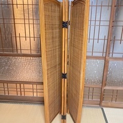 パーテーション　仕切り　ついたて　木製の画像