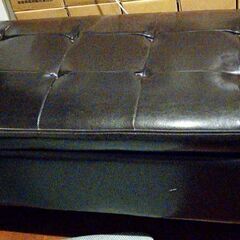 無料 DIY リサイクル 収納スツールボックス収納ソファベンチ黒...