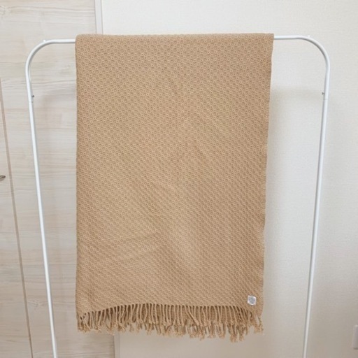 キャトルセゾン】大判ブランケット 北欧 ファブリック 毛布 ベッド