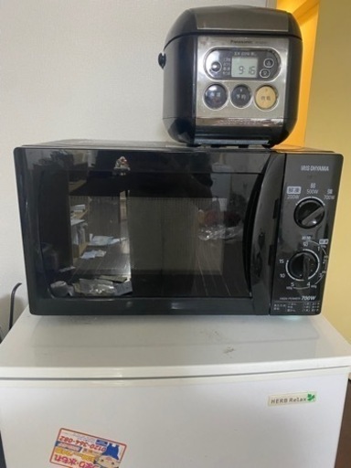 電子レンジ アイリスオーヤマ MBL-17T5-B