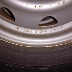 スタッドレスタイヤ4本　軽四　の画像