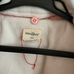 キッズ　もこもこアウター　90センチの画像