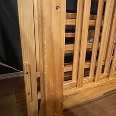 KATOJI(カトージ)ベビーベッド【本日引渡お話し中】の画像