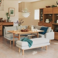 unico LOM ベンチバックレスト ソファ リビングダイニング I002 unico LOM（ロム）ソファベンチ