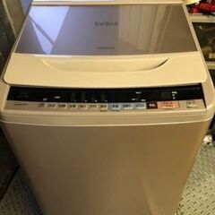 福岡市内配送設置無料　日立 HITACHI BW-V100B N [ビートウォッシュ 全自動洗濯機 （10kg） シャンパン]