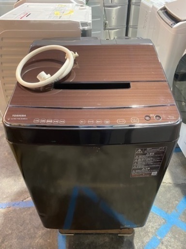 TOSHIBA 洗濯機 AW-10SD9Bk 2021年製 10kg●E104T855