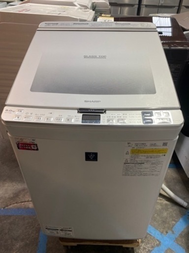SHARP 洗濯乾燥機 8kg ES-PX8D-S 2020年製●E104T856