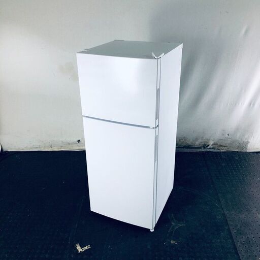 ID:re10788 マクスゼン 冷蔵庫 一人暮らし 中古 2021年製 2ドア 118L ホワイト 直冷式 右開き JR118ML01WH  【リユース品：状態A】【送料無料】【設置費用無料】