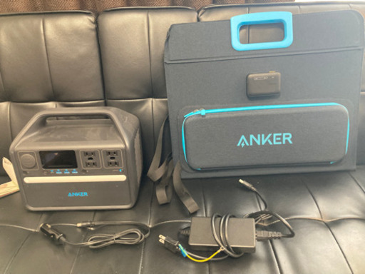 ★お話し中です★2点セット★Anker PowerSolar 3-Port 100W Anker 535 PowerHouse512Wh AC500W ポータブル電源と
