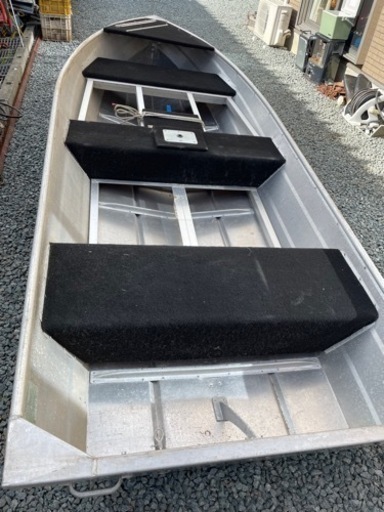 SKEETERアルミボート船外機付き