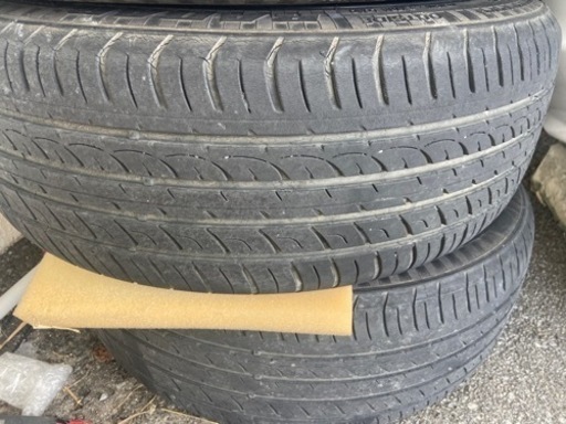 値下げ↓18インチ　114.3　7.5j オフセット+54 4本通し　215-45-18 車検戻し用に