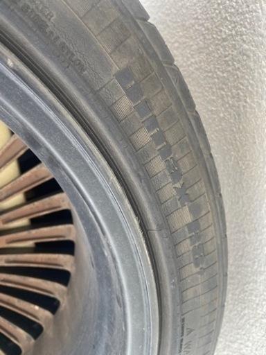 値下げ↓18インチ　114.3　7.5j オフセット+54 4本通し　215-45-18 車検戻し用に