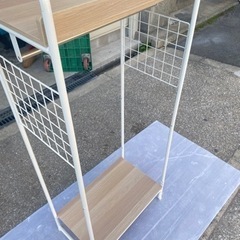 【美品】アイリスオオヤマ　ハンガーラック　収納家具の画像