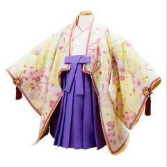 新品未使用　薄黄色ベビー袴の画像