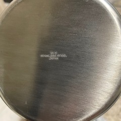 日本製ステンレススチール　アイスバケツ（トング無し）の画像