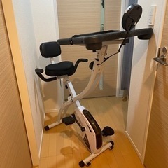 アルインコ　デスク付フィットネスバイク　ながらバイク　エアロバイク