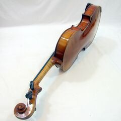 メンテ済み 分数 1/2 ヨーロッパ モダンフレンチ バイオリン 裏板1枚 虎杢 モダンサウンド Circa 1910年 小学生キッズ用サイズ 発表会 コンクール オールドバイオリン ドミナント弦搭載 発表会、コンクール使用におすすめ！！愛知県清須市 手渡し 試奏歓迎 全国発送対応 中古バイオリン　管理（カ）T0421の画像