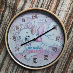 ディズニー時計　猫のマリエ