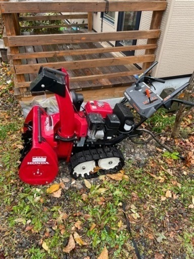 商談中　ホンダの除雪機